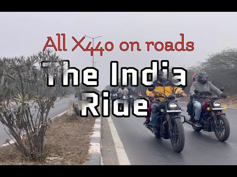 THE INDIA RIDE - 1st OFFICIAL RIDE OF HARLEY DAVIDSON X440 #harleydavidsonx440 #theindiaride #x440