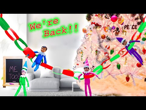 Elf on the Shelf Arrival Day 1!! They're Back!!!