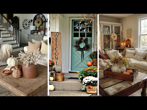 Rustic Autumn Haven: Craft a Warm and Inviting Space for Fall