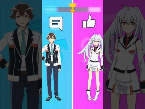 Anime boys vs girls singing #anime #shorts