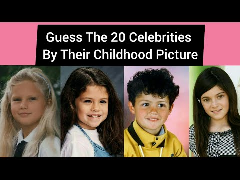 Guess The 20 Celebrities By Their Childhood Picture - Guess Celebrity Name In 5 Second Quiz