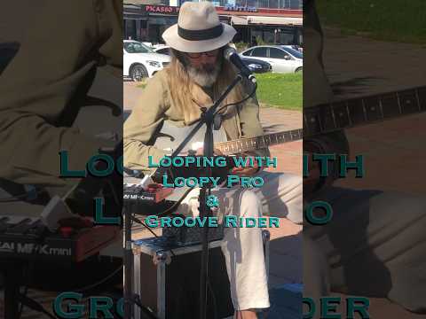 Busking the Groove Rider Blues in Turkey #busking #music #looper #busker #guitar #blues