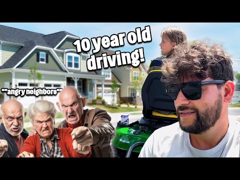 Realistic routine with 4 kids ages 18,16,10 and 2!! We let her drive!