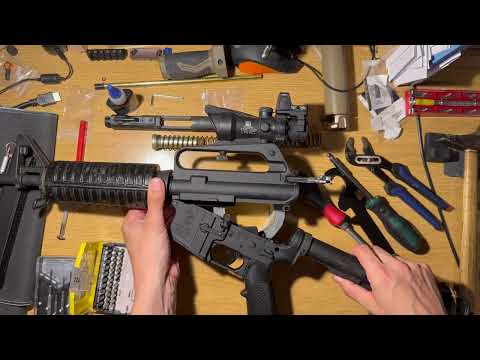 VFC M733 Barrel disassembly and hopup rubber replacement (Airsoft)