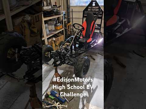 A couple more days until Competition Day for the @EdisonMotors high school EV challenge.