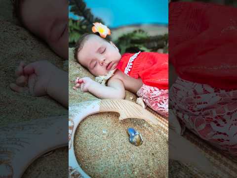 Her Moana Photoshoot came out so cute 😍🌺 #shorts #disney #baby