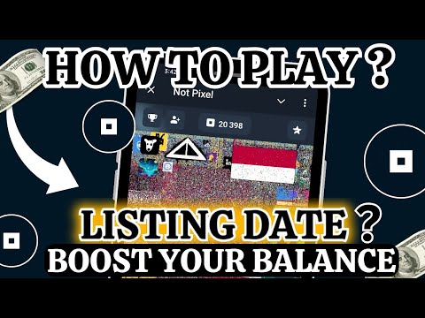 How To Play NotPixel - NotPixel Airdrop Listing Date!