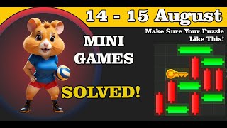 Hamster Kombat Mini Game For 14 - 15 August. SOLVED!