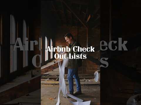 Airbnb check out lists