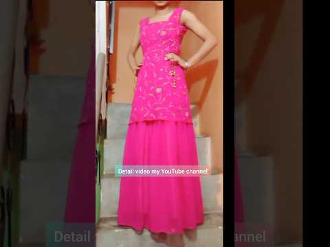 Designer dress cutting and stitching # most trending dress  #party wear dress #shorts #viral