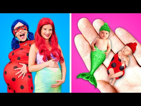 Pregnant Video Game Heroes in Hospital! Cool Pregnancy Hacks and Funny Situations by Gotcha! Viral