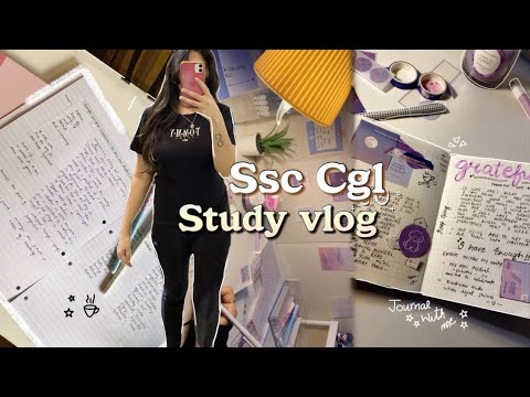 SSC CGL study vlog| An honest day of ssc aspirant  #ssccgl #studyvlog #sscaspirants