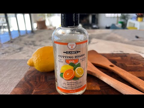 Clark's Cutting Board Oil | BEFORE & AFTER DEMONSTRATION