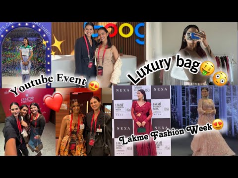 A week in creator life😃,events,meeting creators,luxury purchase😳,Lakme fashion week BTS😍Swati Rathi