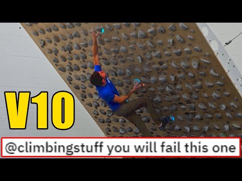 I Got Challenged to a V10 Kilter Board Problem - Dynology #013