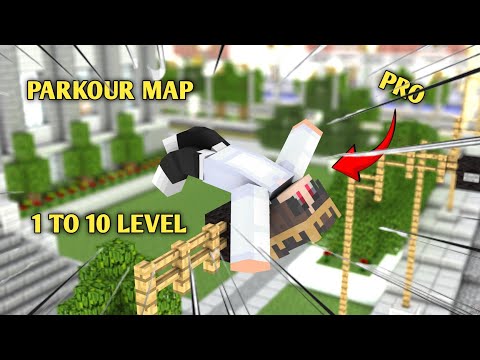 minecraft Parkour map 1 to 10 level |= Parkour map download |=@crazygaming32168