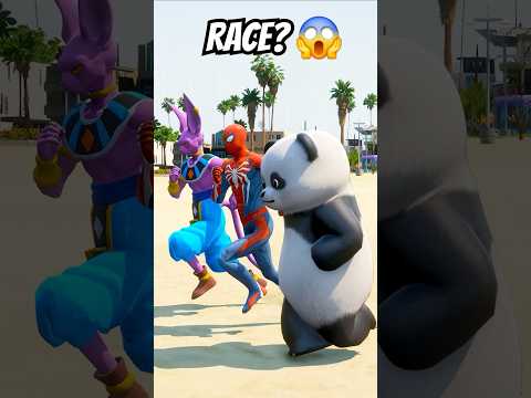 SPIDERMAN AND FRIENDS TEAM UP TO SAVE DOG IN PAIN 🥰| #shorts #gta5