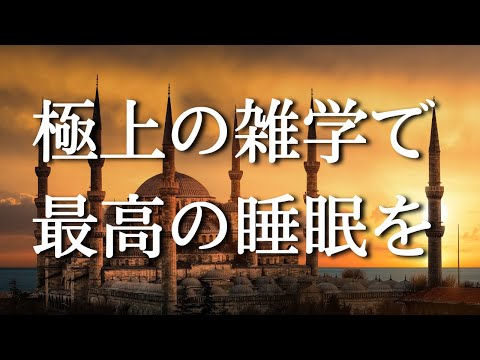 【極上の雑学】忙しく疲れ切ったあなたへ良質な睡眠をお届け