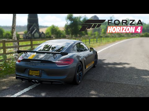 Forza Horizon 4 | Posche Cayman GT4 | Gráficos no Ultra | I5 10400 RTX2060 Super