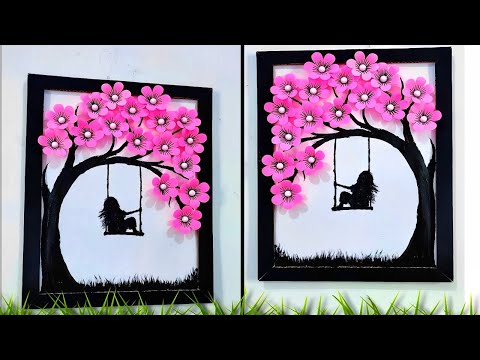 Easy and Quick Paper Wall Hanging Ideas | Room Decor DIY | Easy And Best Craft ideas wall decor idea