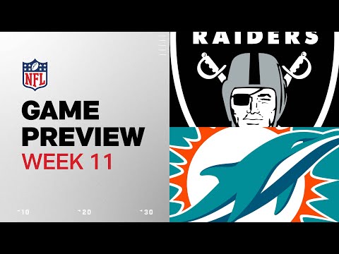 Las Vegas Raiders vs. Miami Dolphins | 2024 Week 11 Game Preview