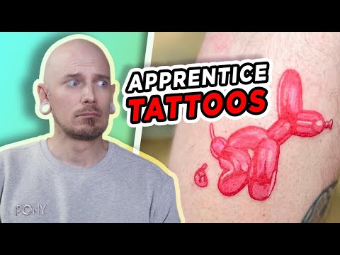 APPRENTICE TATTOOS #16 | Tattoo Critiques | Pony Lawson