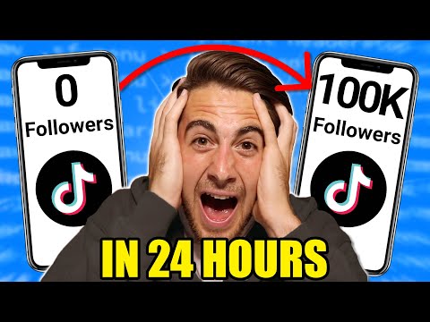 HOW TO GAIN 100K FOLLOWERS ON TIKTOK IN 24 HOURS (ACTUAL RESULTS)