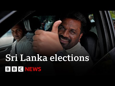 Landslide win for Sri Lanka’s left-leaning coalition in snap general elections | BBC News