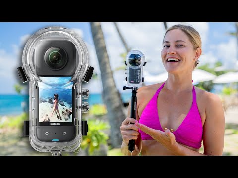 Shooting underwater 360 video! Insta360 X3 Invisible Dive Case Review!