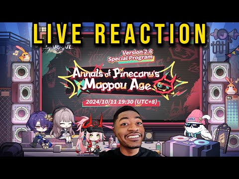 Live Reaction to Honkai: Star Rail Version 2.6 "Annals of Pinecany's Mappou Age" Special Program