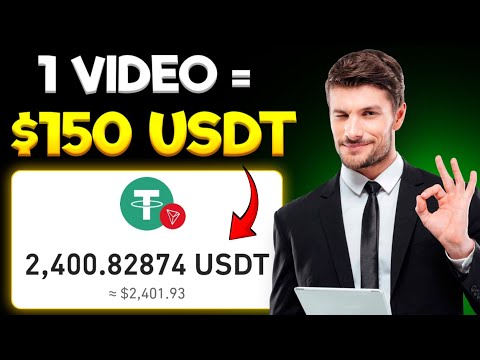 Watch 1 Video and withdraw $150 USDT 🤑 | USDT Earning Site 2024 | USDT Mining Site 2024