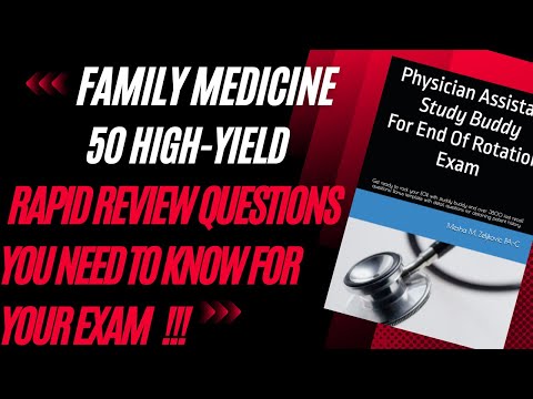 Family Medicine EOR Exam Review | High Yield Questions You Will Be Tested On!