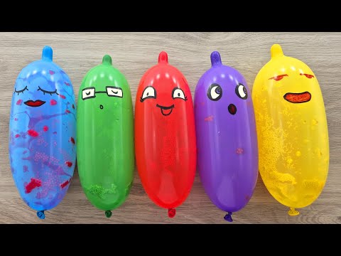 Making Slime from Funny Balloons Satisfying