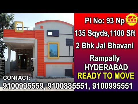 Pl no 93 Np,135 Sqyds, 1100 Sft, 2 bhk Jai Bhavani Vrr Constructions