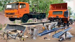 Amazing Hino Truck Chassis Converting 6 Wheel To 22 Wheel | Pakistani Mechanic