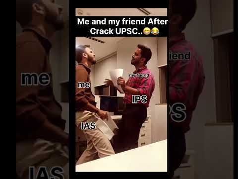 Crack UPSC with friend 😂😂#funny #memes #upsc #ias #ips #viral