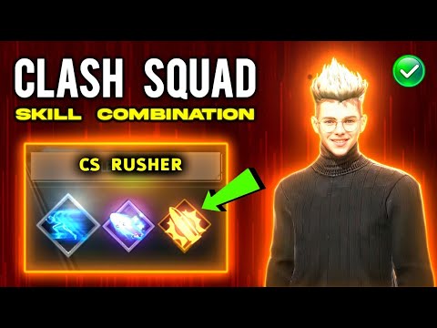 CS rusher Skill Combination 2024 - Best character combination for cs rank - Character combination