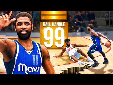 Kyrie Irving + 99 BALL HANDLE is UNSTOPPABLE in NBA 2K24 (Unlimited Ankle Breakers)