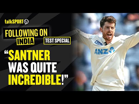 🎙️ Following On India: Santner OUTSHINES Sundar With Career-Best 7-Fer 👀🍿