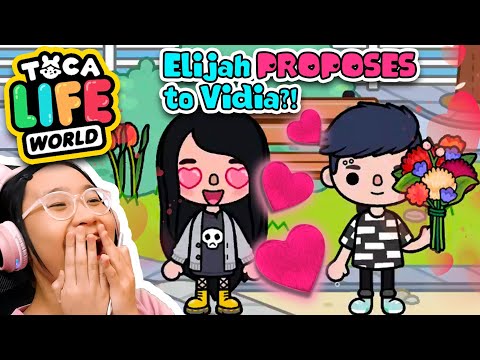 Toca Life World - Elijah PROPOSES to Vidia?!!!