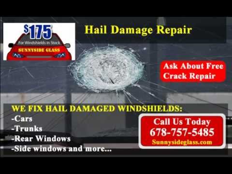 Repair Hail Damage Windshield College Park 678-757-5485 Jonesboro GA - Clayton County