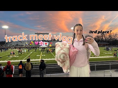 come to a track meet with me!! 🎀🩷 | leila jade