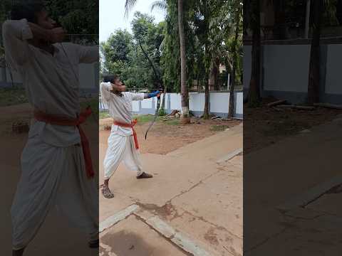 Indian martialarts traditional archery #martialarts #archery #kalaripayattu #silambam