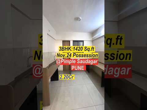 Nearing Completion Largest Carpet area 3BHK at Pimple Saudgaar Pune. Dial 8317200498 #pune #3bhk