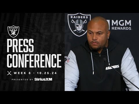 Coach Pierce: ‘We Just Have To Go out There and Play Our Style of Football’ | Raiders | NFL