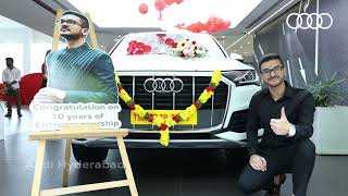 Audi Q7 Delivered to Entrepreneur Kanthi Dutt || AUDI Hyderabad