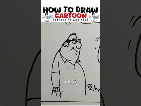 Drawing cartoon | How to draw cartoon |  funny cartoon drawing