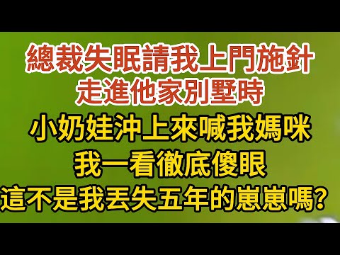 《藏起孕肚出逃》第03集：總裁失眠請我上門施針，走進他家別墅時，小奶娃沖上來喊我媽咪，我一看徹底傻眼，這不是我丟失五年的崽崽嗎？ #戀愛#婚姻#情感 #愛情#甜寵#故事#小說#霸總