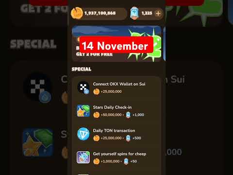 14 November memefi secret combo | memefi combo today | memefi secret combo today  memefi daily combo