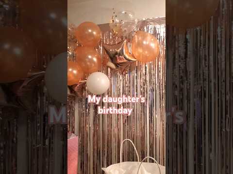 Birthday setup #ytshort #birthday #balloon #cake #presents #birthdaysetup #birthdaysong